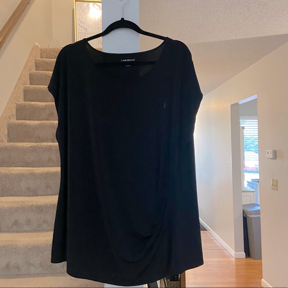 Lane Bryant Black Blouse